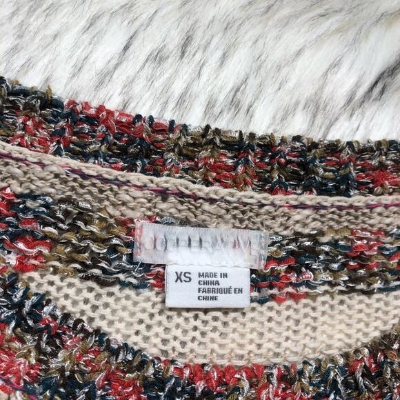 Urban Outfitters Cooperative Colorful Multicolor Striped Knit Sweater XS - Picture 3 of 6